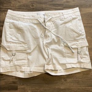 Women’s white shorts